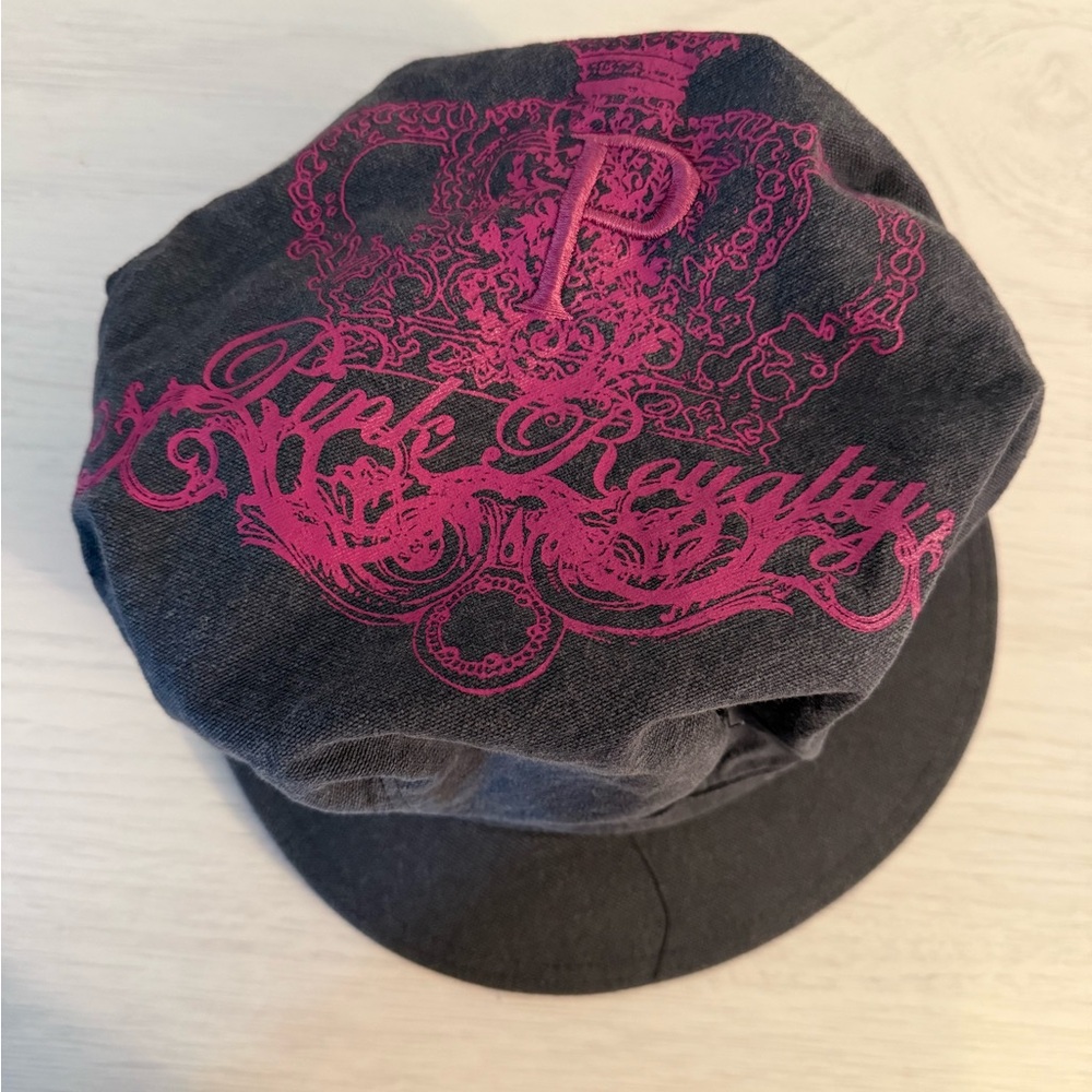 PINK Victoria's Secret Vintage Denim Royal Academy Newsboy Hat - PINK Academy